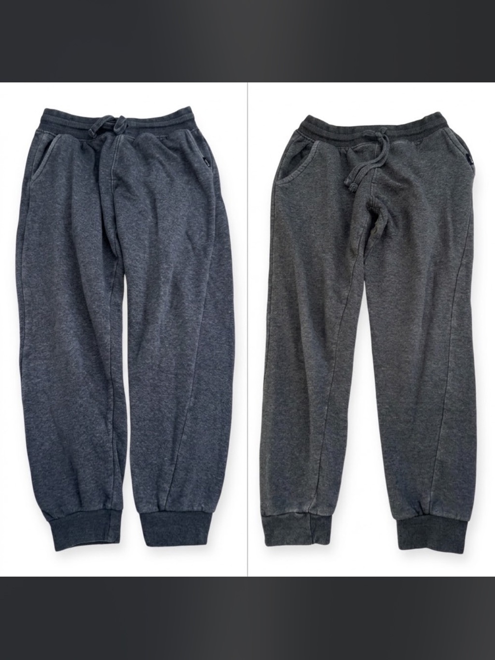 Bundle of 2 Joe's Jeans Kids Dark Charcoal Gray Jogger Sweatpants